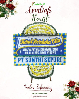 Papan Bunga Duka di Datarnangka
