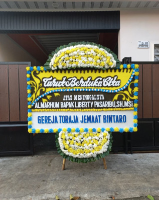Papan Bunga Duka di Datarnangka