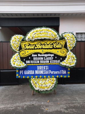 Papan Bunga Duka di Datarnangka